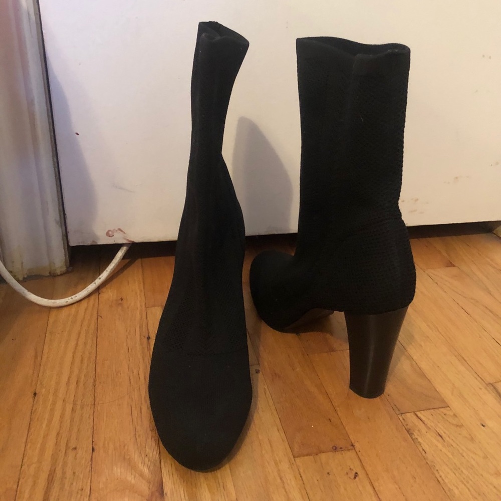 Sock like Heeled Boots